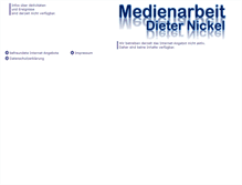 Tablet Screenshot of medienarbeit.de